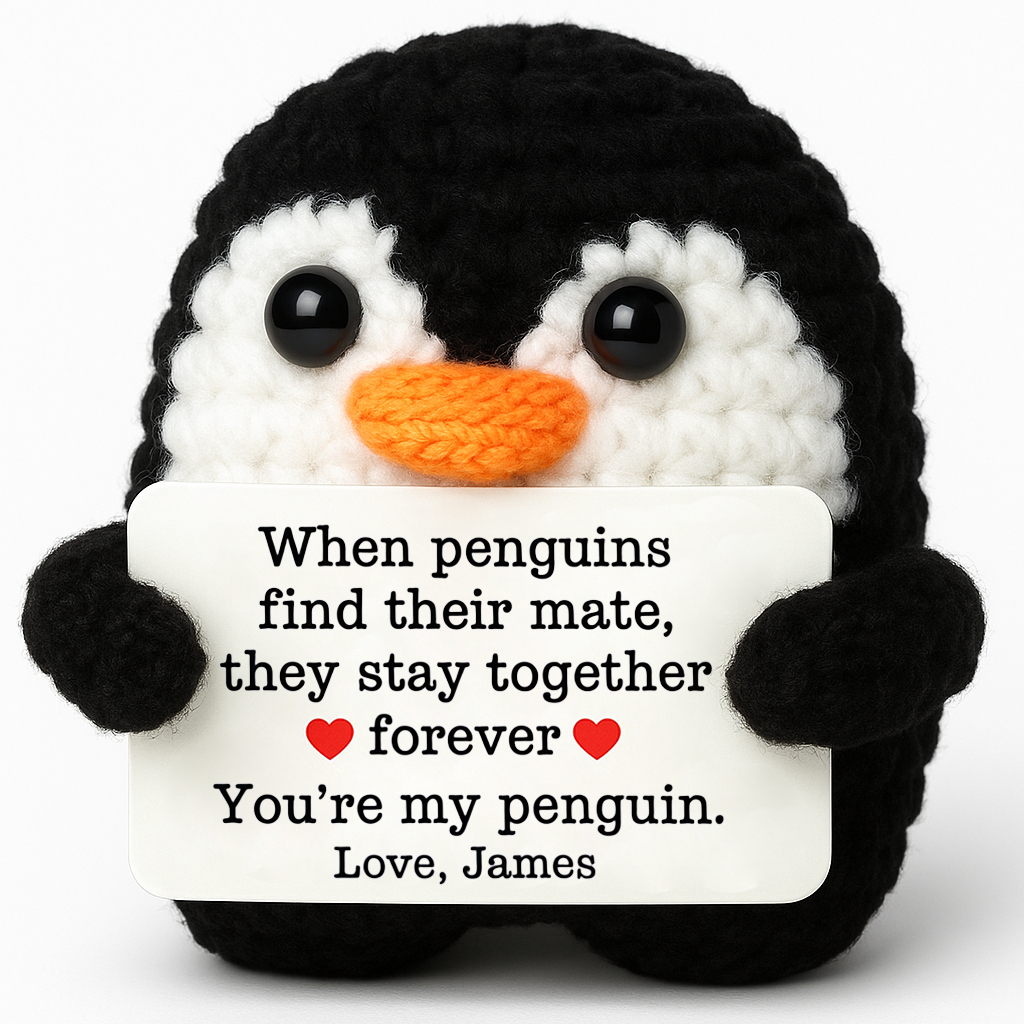 You're My Penguin - Custom Crochet Anniversary Gift
