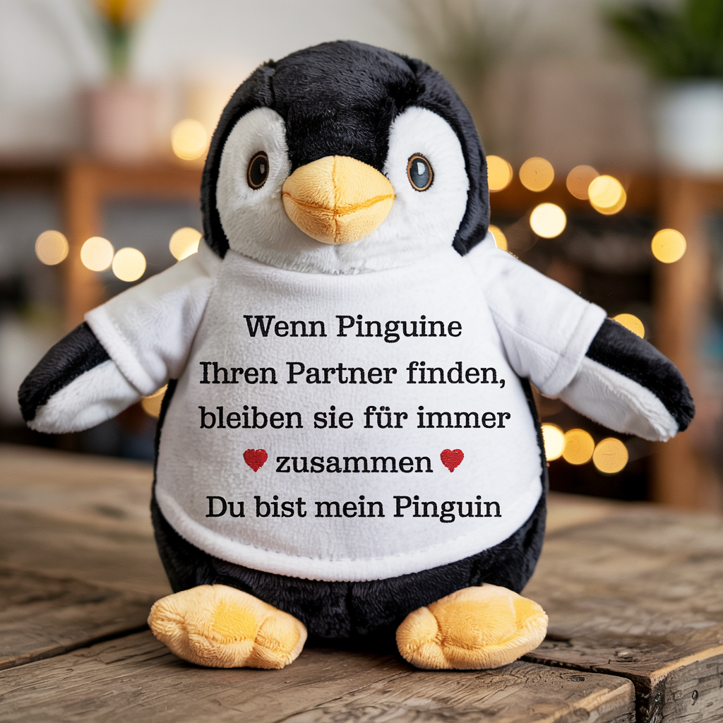 Du bist mein Pinguin Kuscheltier – Bedeutungsvolles Geschenk für die Liebe