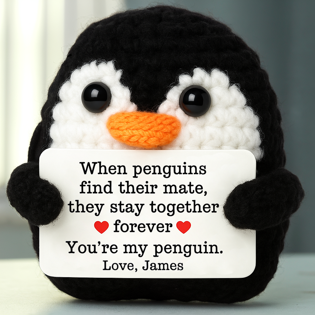You're My Penguin - Custom Crochet Anniversary Gift