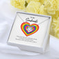 Beautiful Love Knot "To My Soulmate" Necklace | Lesbian Couple Gift, Lesbian\Gay Wedding, anniversary LGBT gift - UniqueThoughtful