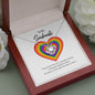 Beautiful Love Knot "To My Soulmate" Necklace | Lesbian Couple Gift, Lesbian\Gay Wedding, anniversary LGBT gift - UniqueThoughtful