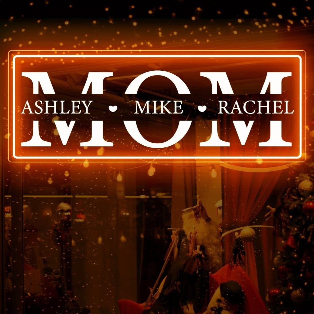 Custom Names Neon Sign - Mother's Day Gift - UniqueThoughtful