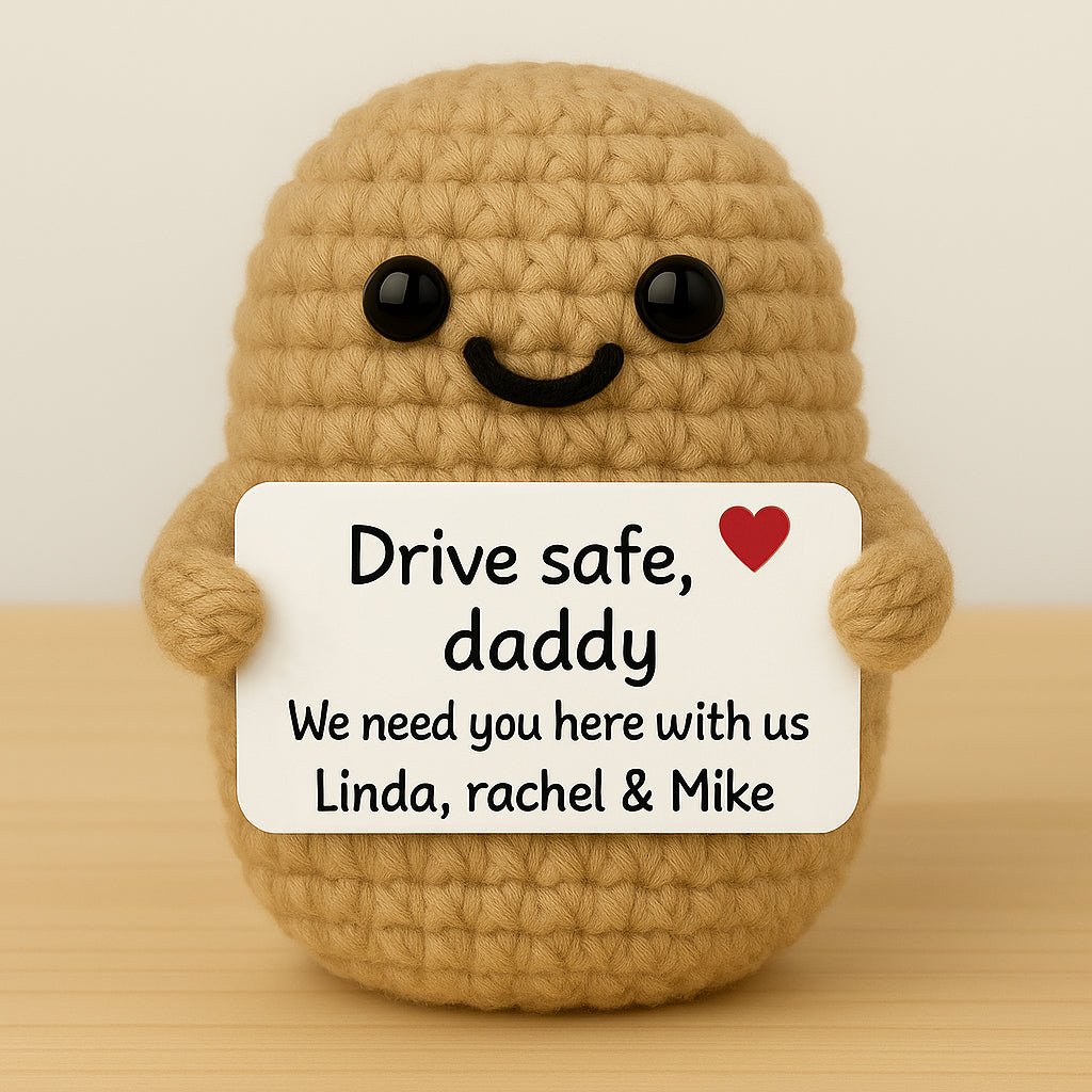 Drive Safe Daddy Crochet Crochet Plush - Father's day gift - UniqueThoughtful