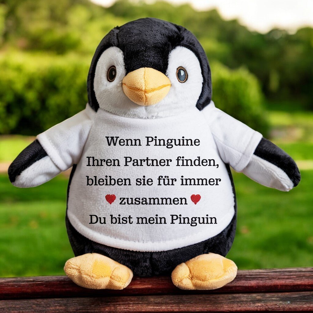 Du bist mein Pinguin Kuscheltier – Bedeutungsvolles Geschenk für die Liebe - UniqueThoughtful