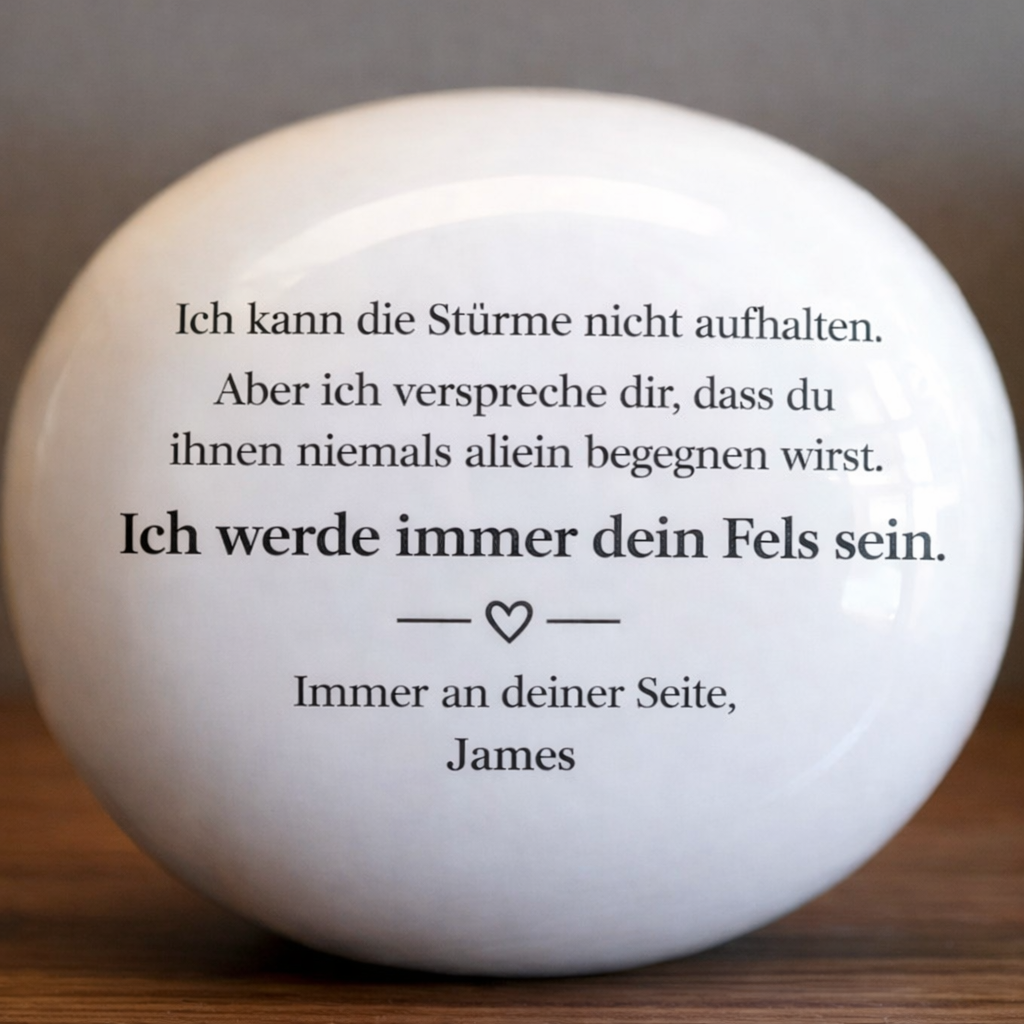 Ich werde immer dein Fels sein – Personalisiertes Geschenk