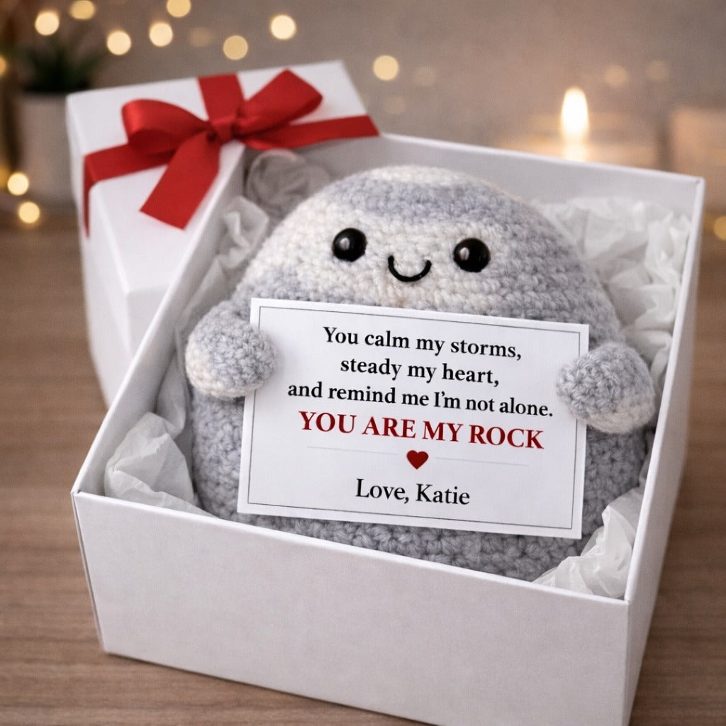 You Are My Rock - Custom Crochet Gift