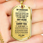 Grandson Necklace From Nana - UniqueThoughtful