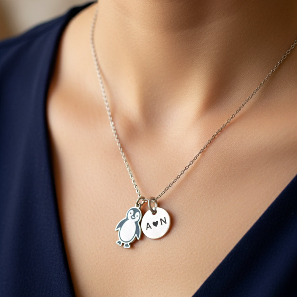 You Are My Penguin Custom Necklace - Meaningful Gift