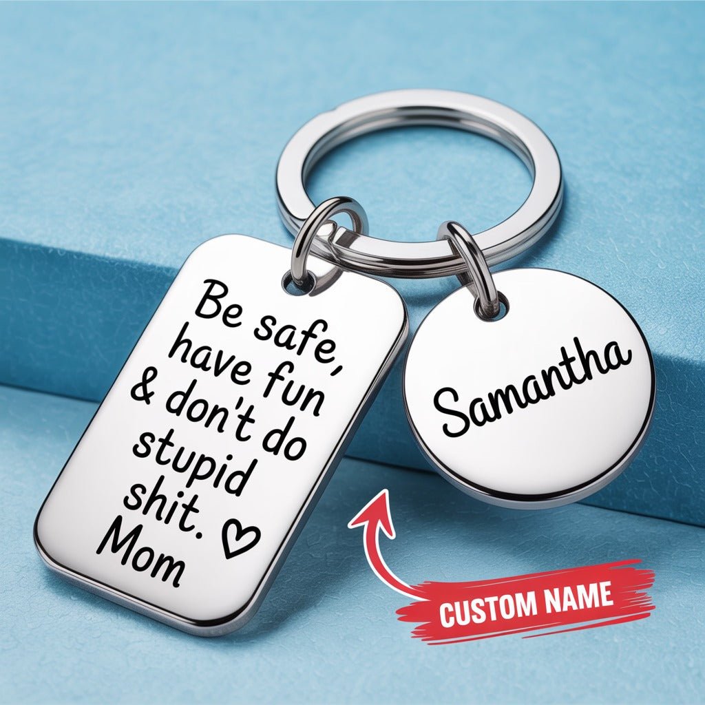 Personalized Keychain For Daughter, Son - UniqueThoughtful