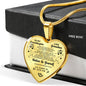 To My Granddaughter Necklace - UniqueThoughtful