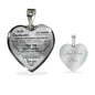 To My Granddaughter Premium Necklace - UniqueThoughtful