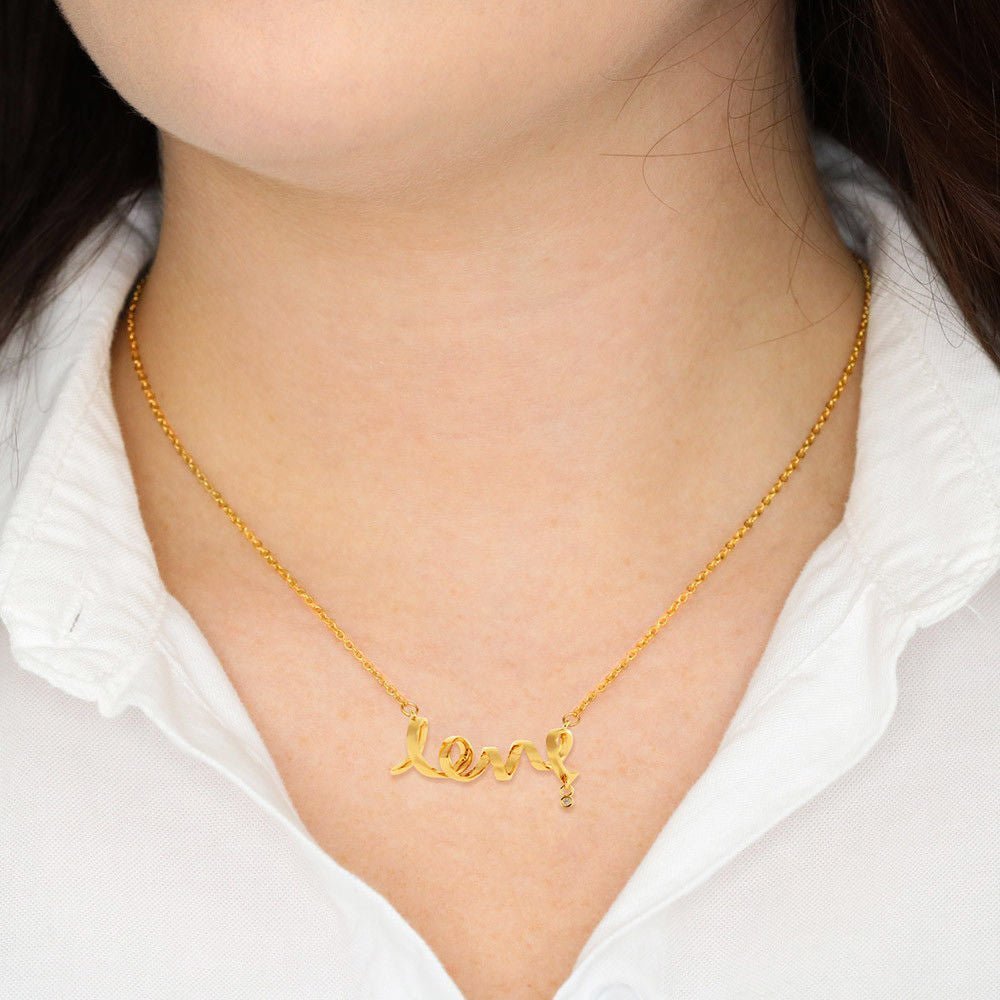 To my Wife Necklace - UniqueThoughtful