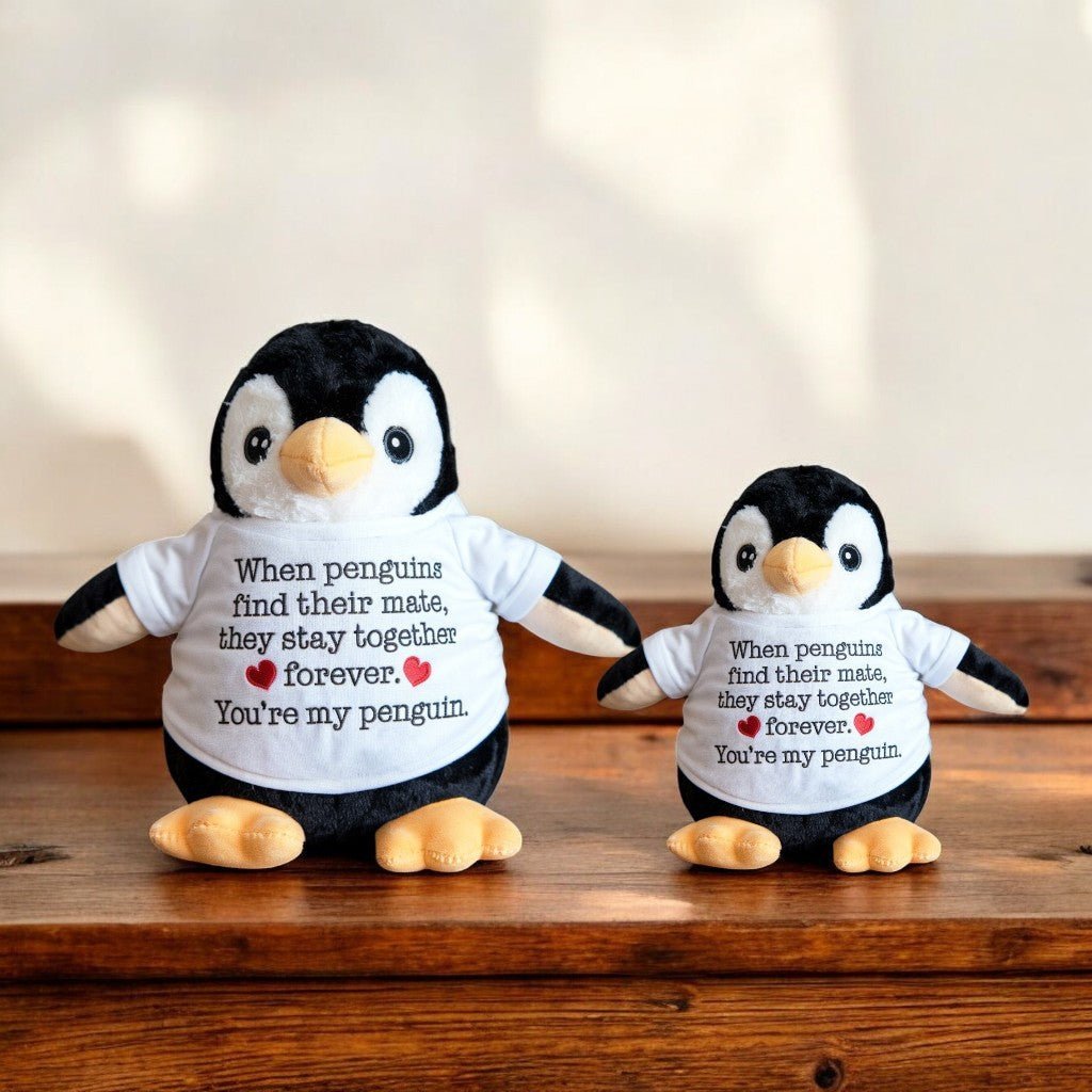 Valentine's Day Gifts for Friends – Thoughtful and Cute Penguin Plush - UniqueThoughtful