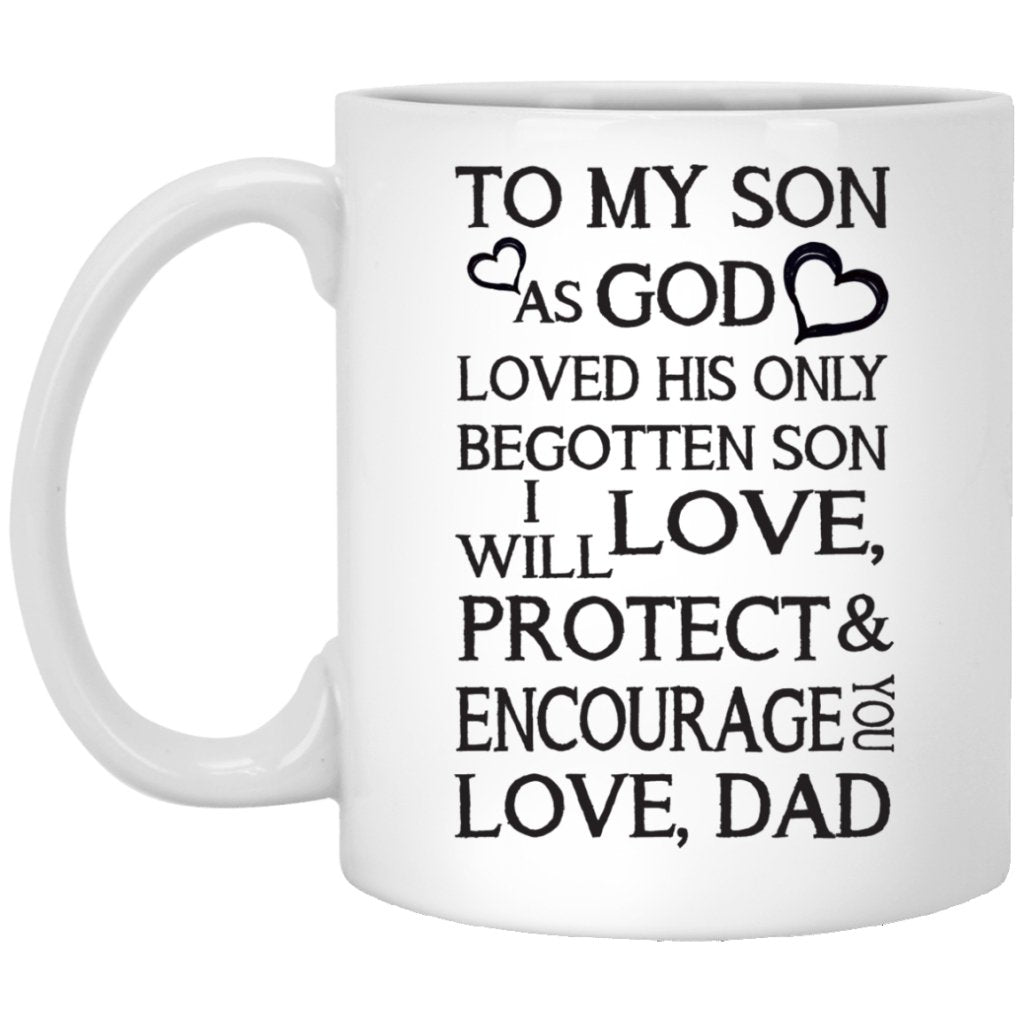 "As God Loved His Only Begotten Son" Coffee Mug - UniqueThoughtful