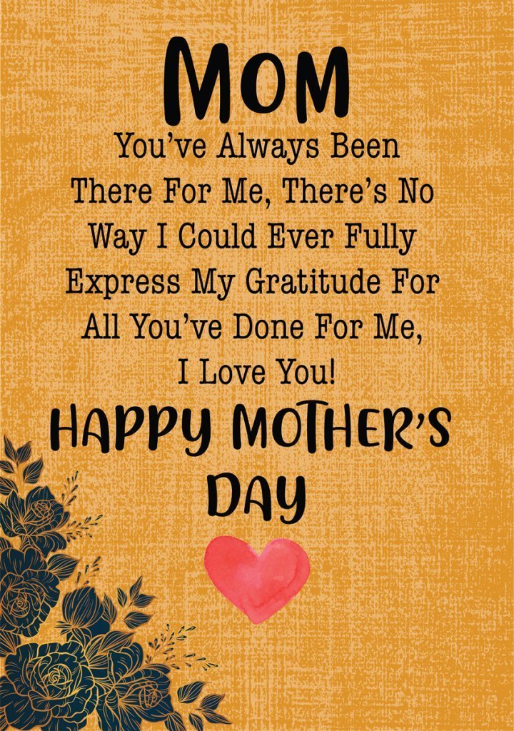 Mother's day greeting card - UniqueThoughtful