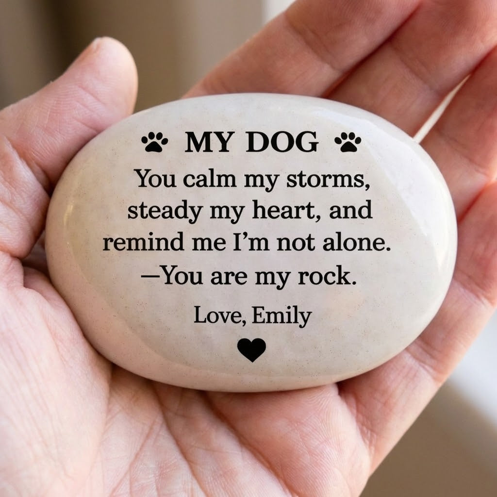 My Dog Is My Rock – A Meaningful Keepsake for Dog Lovers