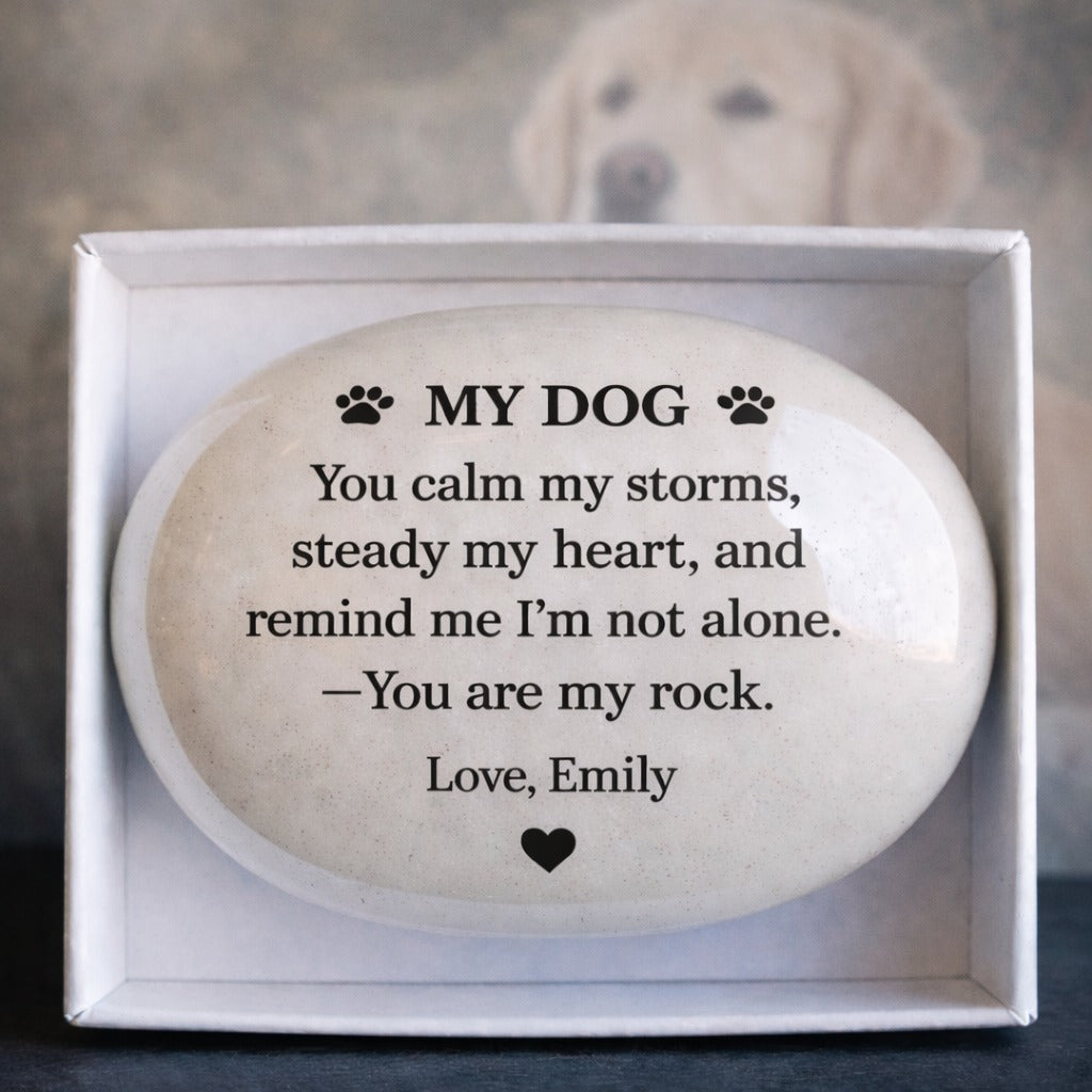 My Dog Is My Rock – A Meaningful Keepsake for Dog Lovers