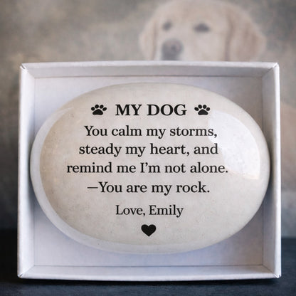My Dog Is My Rock – A Meaningful Keepsake for Dog Lovers