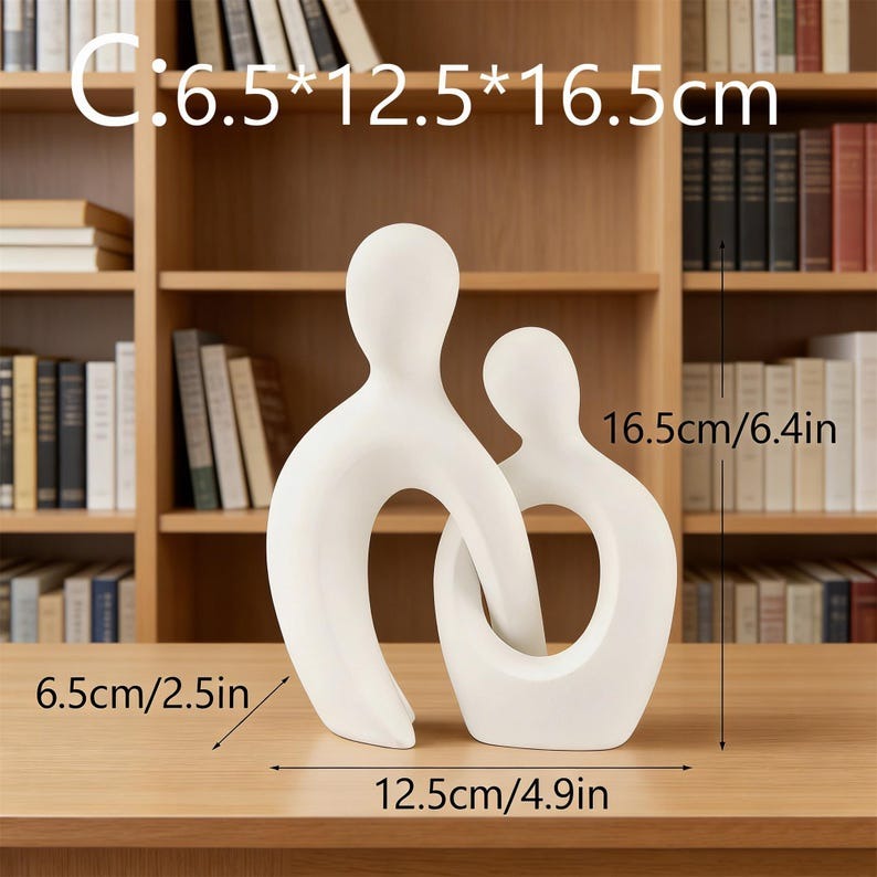 We Fit Perfectly Together – Couple Resin Sculpture Gift
