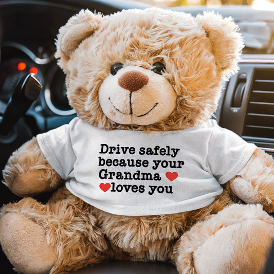 Drive Safely Custom Bear - Christmas Gift