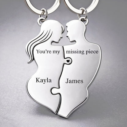 Personalized Couple Matching Puzzle set