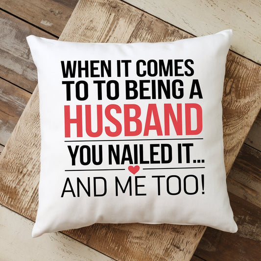 Funny Pillow Cover - Valentine's Day Gift For Husband