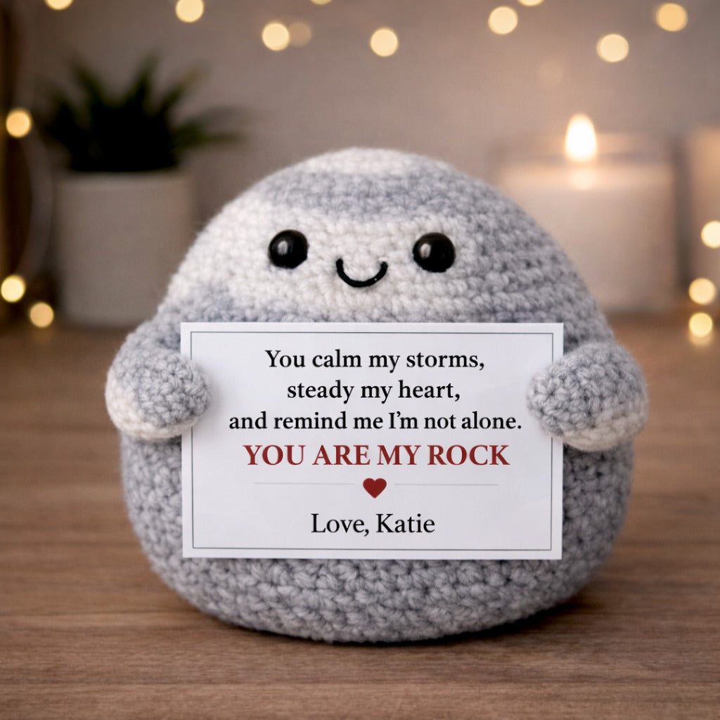 You Are My Rock - Custom Crochet Gift