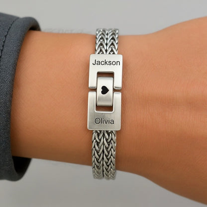 Custom Interlocking Bond Bracelet