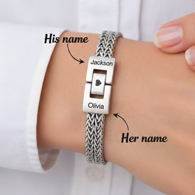 Interlocking Bond Bracelet - Valentine's Gift For Her