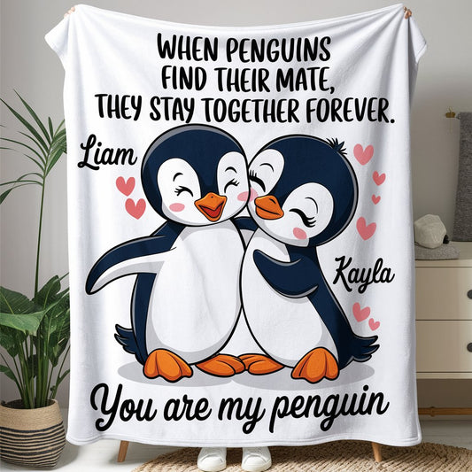 You Are My Penguin - Custom Blanket