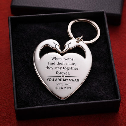 Porte-clés « Tu es mon pingouin » - Cadeau d'anniversaire