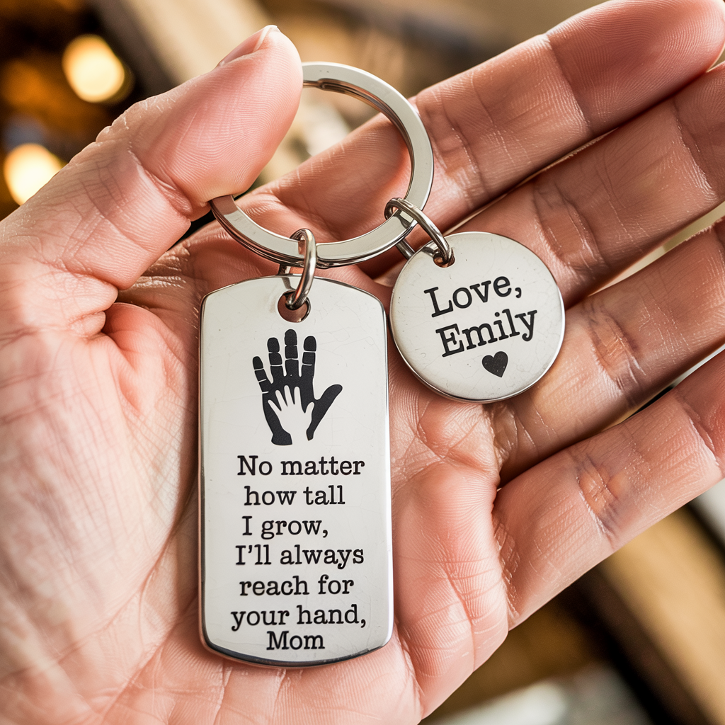 Custom Name Keychain Mother's Day Gift