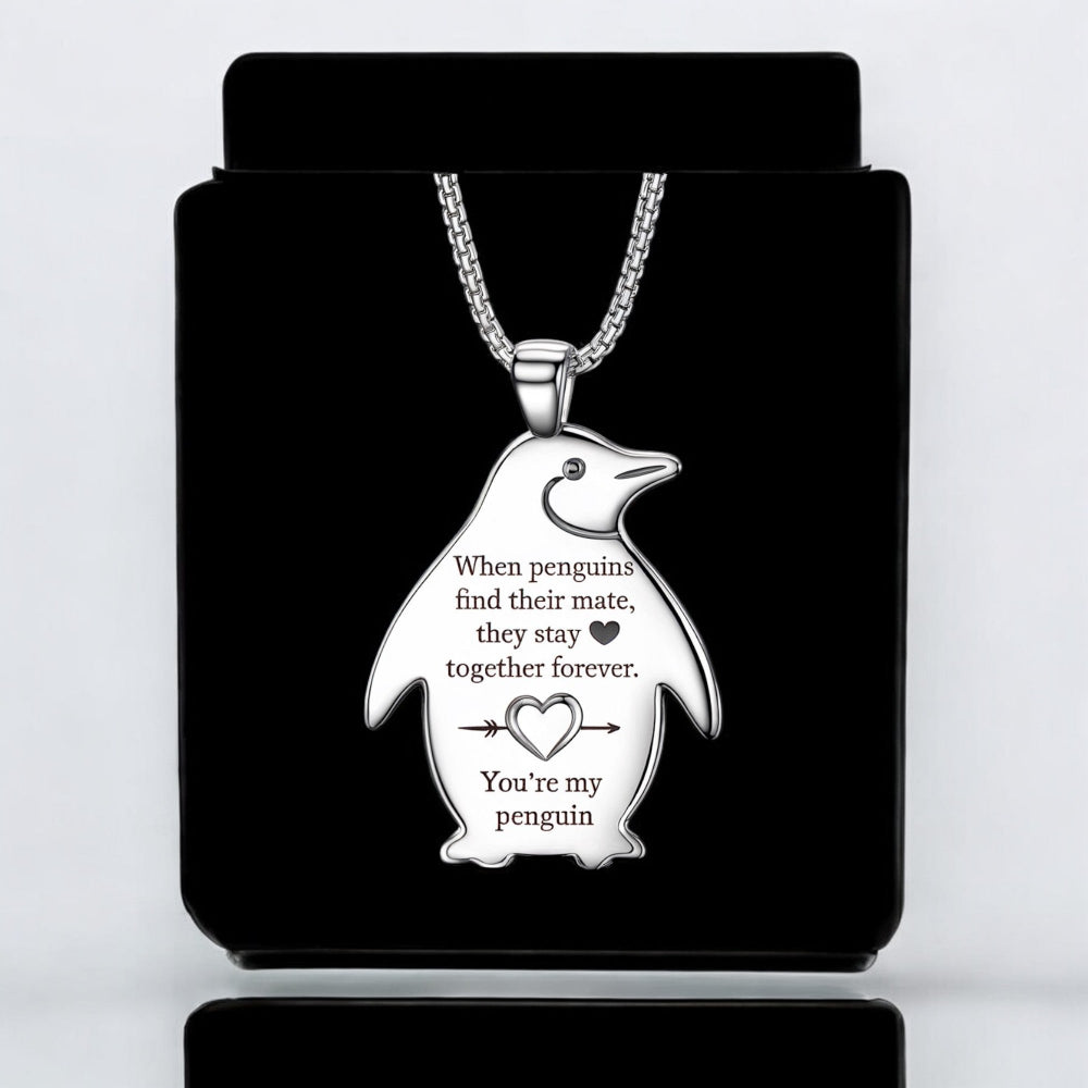 You Are My Penguin Necklace - Valentines, Anniversary Gift For Her