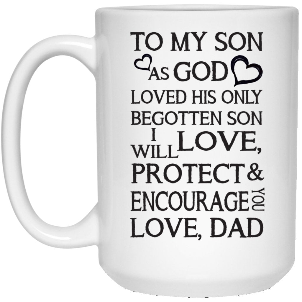 "As God Loved His Only Begotten Son" Coffee Mug - UniqueThoughtful