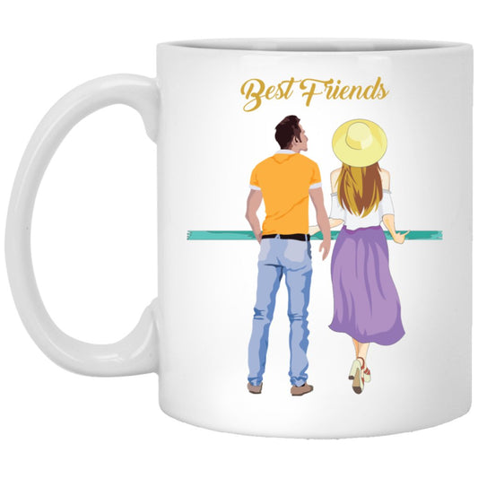 'best friends coffee mug for girl - boy' - Uniquethoughtful