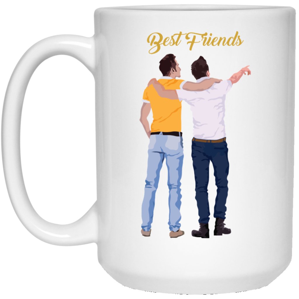 'best friends coffee mugs for boys' - UniqueThoughtful