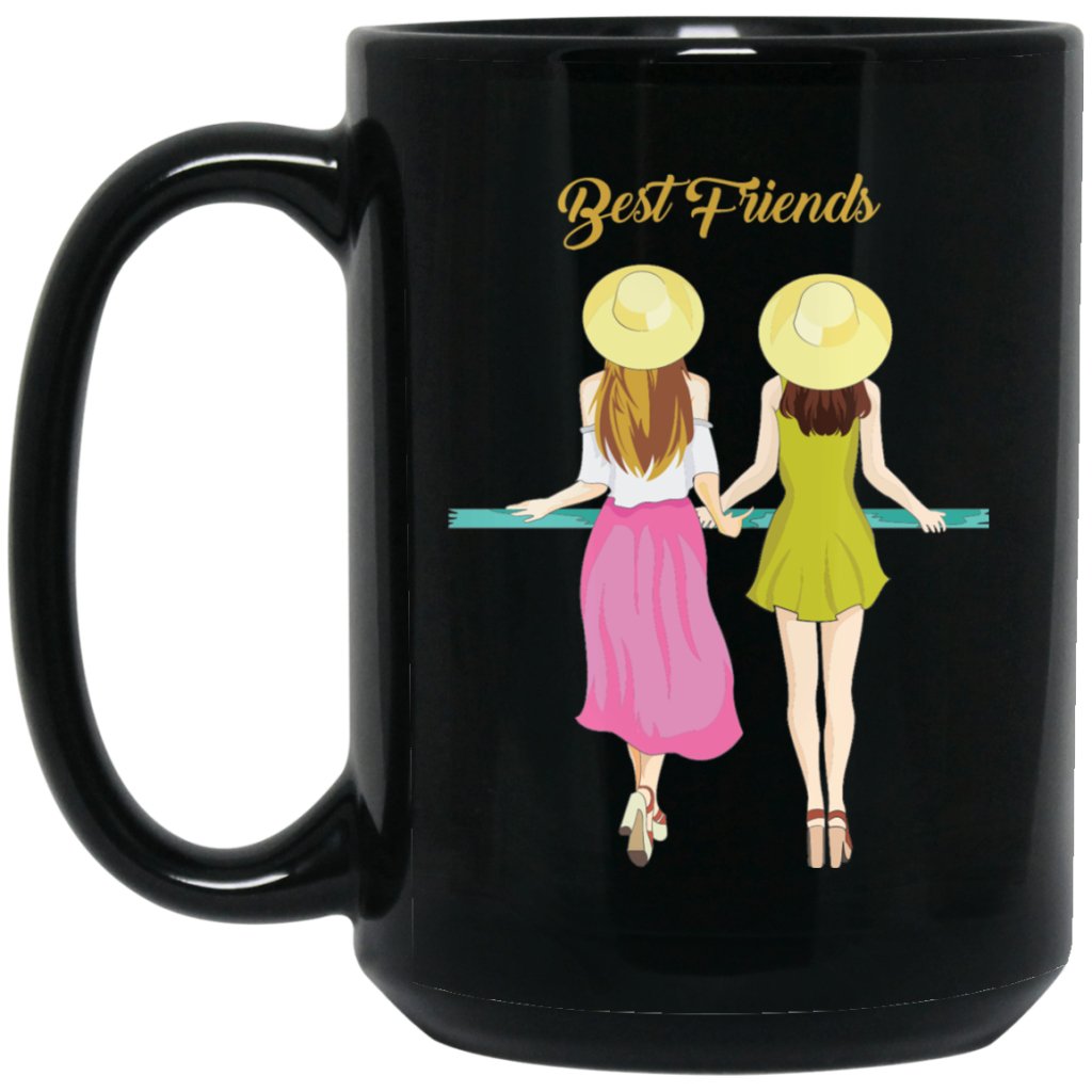 Best Friends Girls Coffee mug - UniqueThoughtful