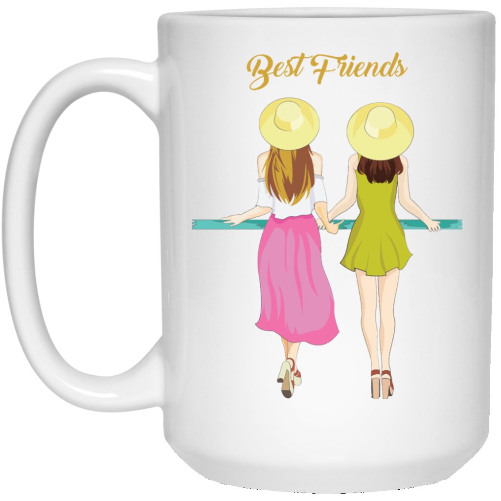 Best Friends Girls Coffee mug - UniqueThoughtful