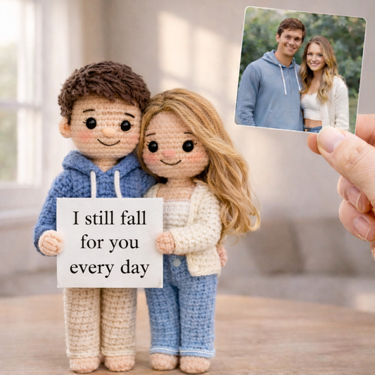 Custom Couple Crochet Doll - Valentine's Gift