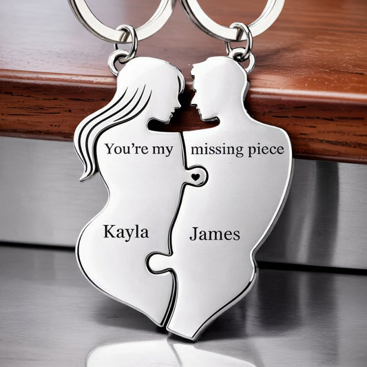Personalized Couple Matching Puzzle set