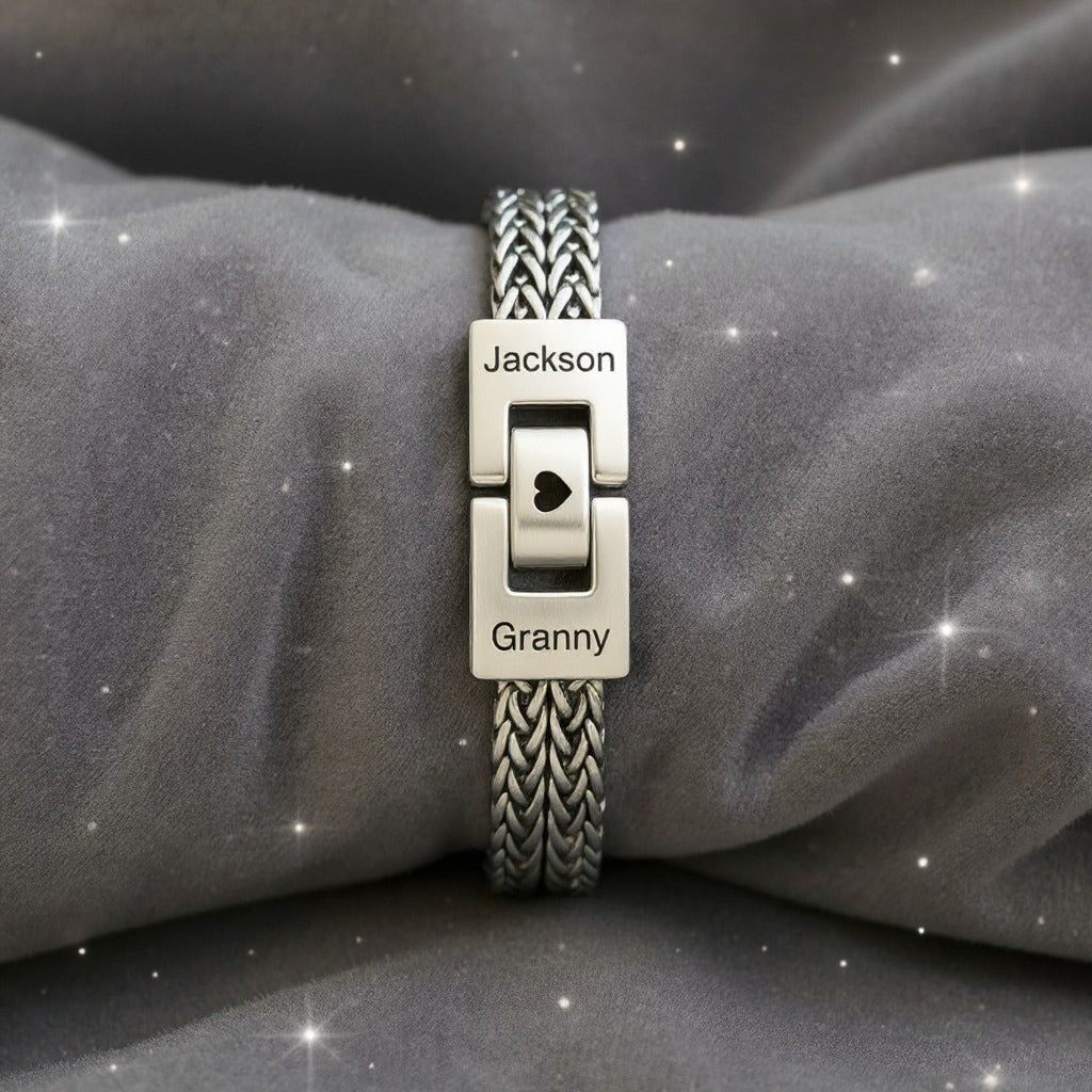 Custom Interlocking Bond Bracelet - UniqueThoughtful