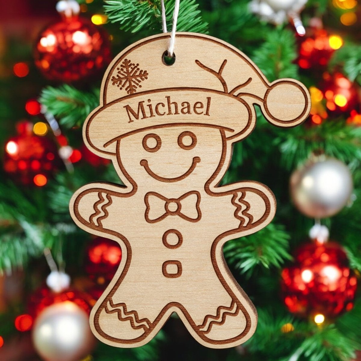 Custom Name Christmas Ornament - UniqueThoughtful