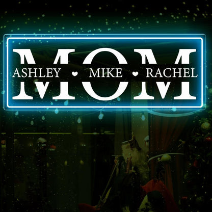 Custom Names Neon Sign - Mother's Day Gift - UniqueThoughtful