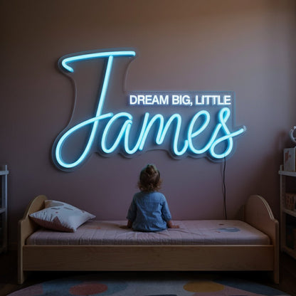 Dream Big - Custom Name Neon Sign - UniqueThoughtful