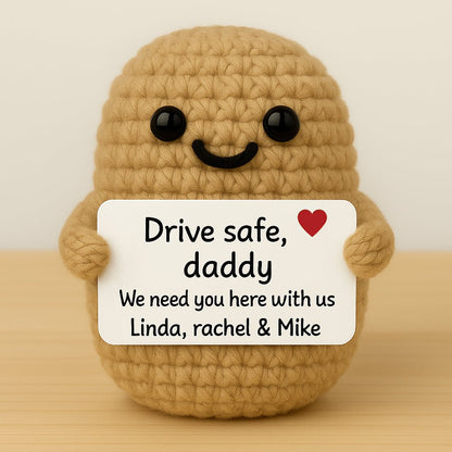 Drive Safe Daddy Crochet Crochet Plush - Father's day gift - UniqueThoughtful