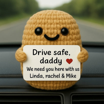 Drive Safe Daddy Crochet Crochet Plush - Father's day gift - UniqueThoughtful