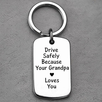 Drive Safely Custom Keychain - UniqueThoughtful