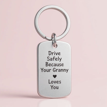 Drive Safely Custom Keychain - UniqueThoughtful