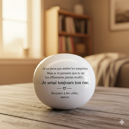 Je serai toujours ton roc - Cadeau personnalisé