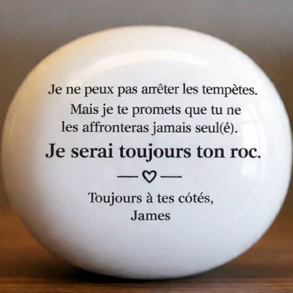 Je serai toujours ton roc - Cadeau personnalisé